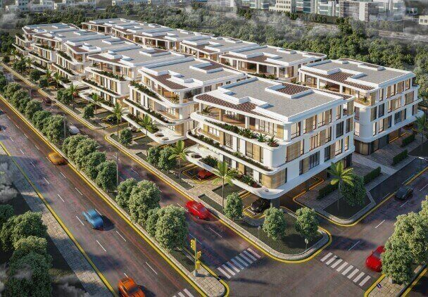 تطوير الأراضي الخام والبنية التحتية